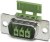 1841909, D-sub socket, female, Socket, Screw Clamp Terminal