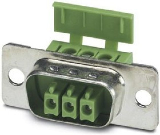1841909, D-sub socket, female, Socket, Screw Clamp Terminal