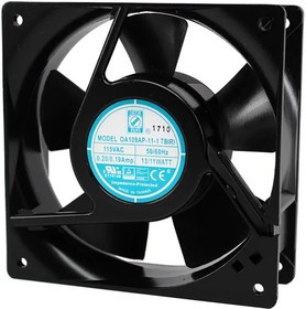 OA109AP-11-1TBR, AC Fans Axial Fan, 120x120x38mm, 115VAC, 99CFM, 15W, 47dBA, 3100RPM, Ball, Terminals