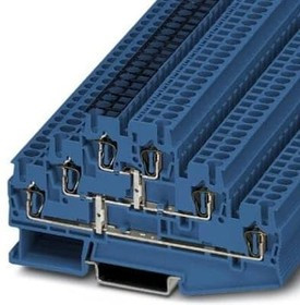 1025465, DIN Rail Terminal Blocks ST 2 5-3PV BU