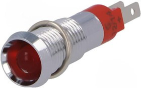 SMBD 08012, Индикат.лампа: LED, вогнутый, 12-14ВDC, Отв: d8,2мм, IP67, металл SMBD 08012, Индикат.лампа: LED, вогнутый, 12-14ВDC, Отв: d8,2мм, IP67, металл