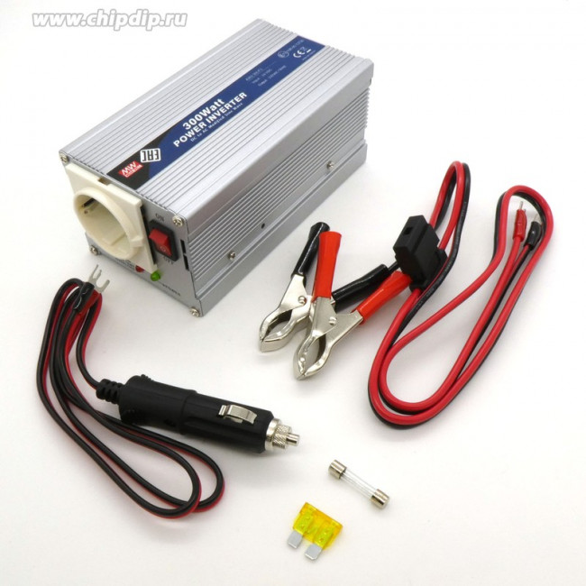 A302-300-F3, DC/AC инвертор, 300Вт, вход 24В, выход 230В(преобразователь автомобильный)