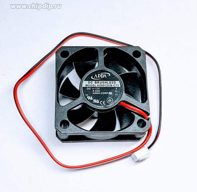 Вентилятор ADDA AD5012UB-C73 12V 0.30A 50x20 2pin