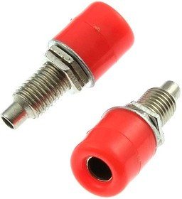 Z011 4mm panel jack RED