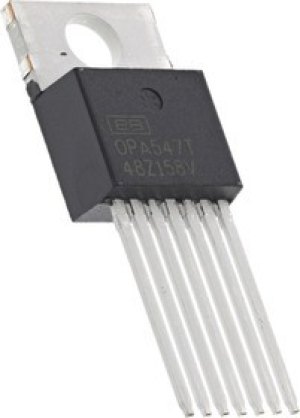 OPA547T-1, OPA547T-1, Power, Op Amp, 1MHz, 8 60 V, 7-Pin TO-220 OPA547T-1, OPA547T-1, Power, Op Amp, 1MHz, 8 60 V, 7-Pin TO-220