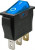 IRS-101-1A3 (синий), Переключатель с подсветкой ON-OFF (15A 250VAC) SPST 3P