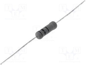 KNP03WS-24R, Резистор проволочный, THT, 24 Ом, 3Вт, ±5%, d5,5x16мм, 300ppm/°C