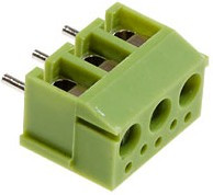 340-031-12 (EK381V-03P), Клеммник, 3-контактный, 3.81 340-031-12 (EK381V-03P), Клеммник, 3-контактный, 3.81