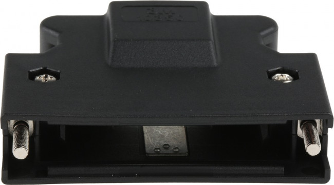 10350-52A0-008, 103 Series Polymer D Sub Backshell, 50 Way, Strain Relief 10350-52A0-008, 103 Series Polymer D Sub Backshell, 50 Way, Strain Relief