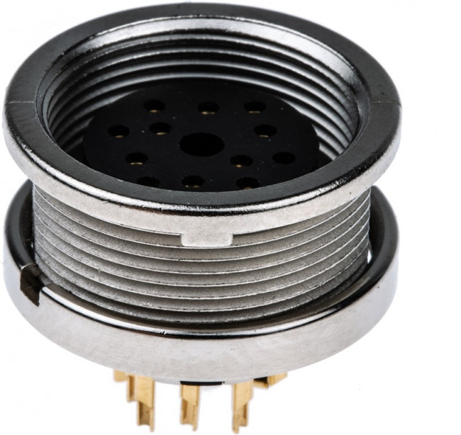 KFV-120, Разъем: M16, гнездо, "мама", пайка, PIN: 12, 3А, 60В, IP40, 0,25мм2