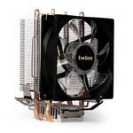 Кулер ExeGate Wizard EXX200-PWM.BLUE (Al+Cu, 2 тепл.трубки, LGA775/1150/1151/1155/ 1156/1200/AM2/AM2