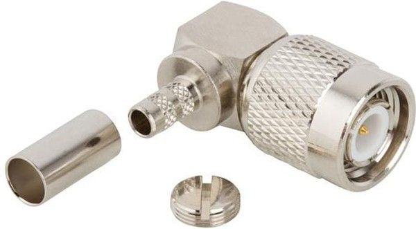 122430, RF/COAXIAL, TNC PLUG, R/A, 50 OHM, CRIMP 122430, RF/COAXIAL, TNC PLUG, R/A, 50 OHM, CRIMP