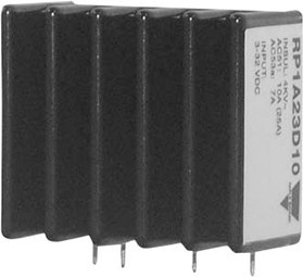 RP1A23D10, RP1 D10 Series Solid State Relay, 10 A Load, PCB Mount, 265 V ac Load, 32 V dc Control