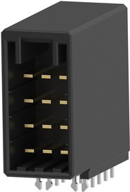 178216-2, Прямоугольный разъем, R/A, Dynamic D-3400, 12 контакт(-ов), Штыревой Разъем, 3.81 мм