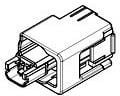 1438426-3, Automotive Connectors 0.64MM, 2POSN SEALED PLUG, GRA