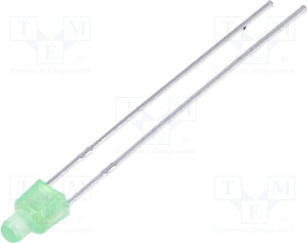 LL-204PGD2L-G5-2B, LED; 2mm; green; 460?780mcd; 120°; Front: flat; 2.6?3.6V