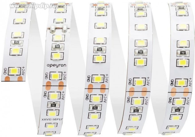 00-331 Светодиодная лента 24В, 10Вт/м, smd3528, 120д/м, IP20, 900Лм/м, подложка 8мм, 5м, 4000К. 00-331 Светодиодная лента 24В, 10Вт/м, smd3528, 120д/м, IP20, 900Лм/м, подложка 8мм, 5м, 4000К.