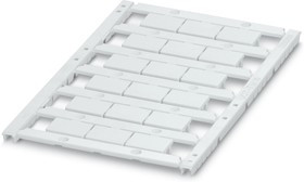 Маркировка для клеммных модулей UCT-TM 16 для клемм 16mm, 18 элементов, PC, белая