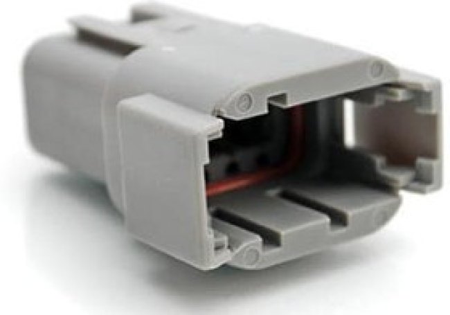 ATM04-08PD, Automotive Connectors 8 Pin Recept. Key Positn D