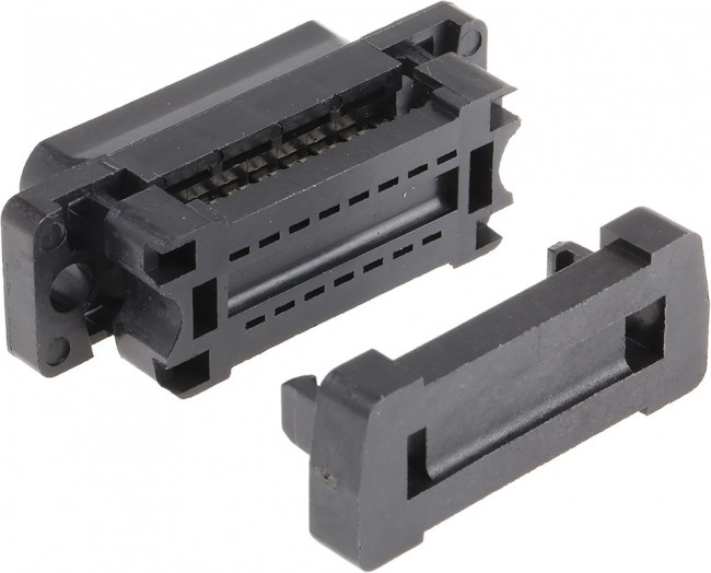15 Way Cable Mount D-sub Connector Plug, 2.77mm Pitch