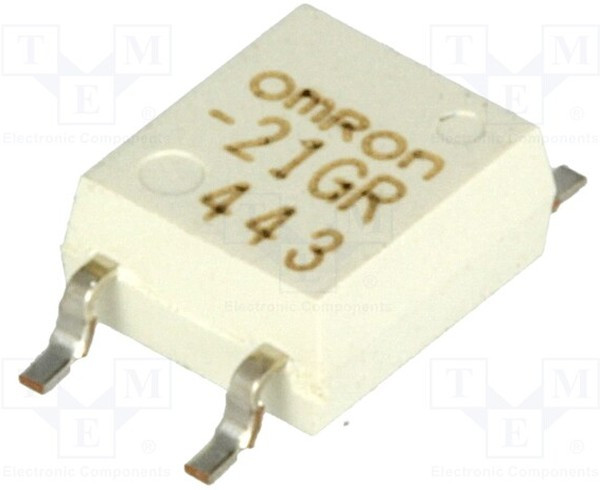 G3VM-21GR, Реле: полупроводниковое, SPST-NO, Iупр: 30мА, 160мА, макс.20ВAC