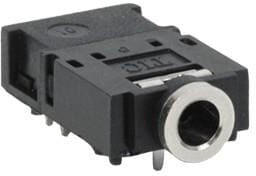SJ-3579AN, Phone Connectors 3.5 mm, Stereo, Right Angle, Through Hole, DPDT Switch, Audio Jack Connector