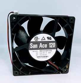 Вентилятор SanAce 120 9G1212H102 12v 0.38a 2pin 120x38