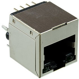 1-1734577-1, RJ45 розетка 8P8C экранированная MOD-JK Cat.3