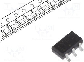 74LVC1G157GV.125, IC: цифровая; мультиплексор; Ch: 1; IN: 2; CMOS,TTL; SMD; SC74; LVC