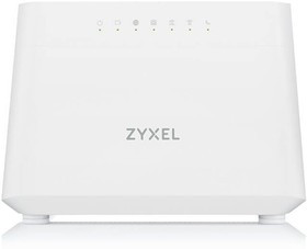 Wi-Fi роутер ZYXEL DX3301-T0, AX1800, VDSL2/ADSL2+, белый [dx3301-t0-eu01v1f]