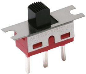 1203M2S3V3BE2, Движковый переключатель, Miniature, DPDT, Вкл.-Выкл.-Вкл., Сквозное Отверстие, 1000 Series, 20 В 1203M2S3V3BE2, Движковый переключатель, Miniature, DPDT, Вкл.-Выкл.-Вкл., Сквозное Отверстие, 1000 Series, 20 В