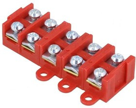 E.4003R, Клеммник, зажим под винт, 1,5-4мм2, 380В, Кол-во полюс: 5