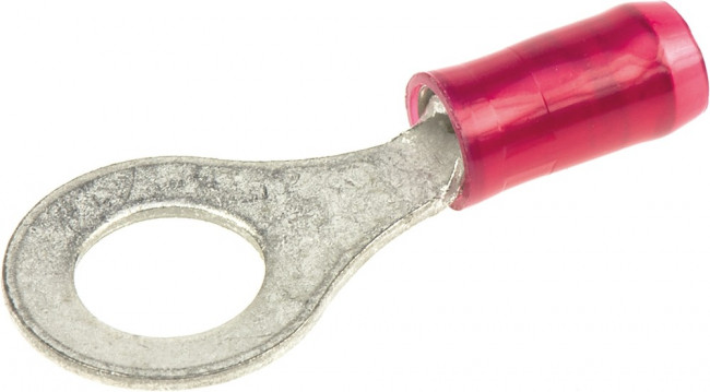 320571, PIDG Insulated Ring Terminal, M6 Stud Size, 0.26mm² to 1.65mm² Wire Size, Red 320571, PIDG Insulated Ring Terminal, M6 Stud Size, 0.26mm² to 1.65mm² Wire Size, Red