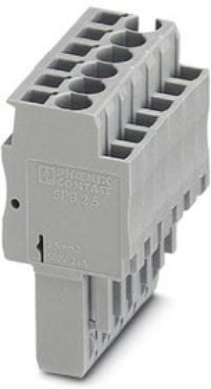 Plug, spring balancer connection, 0.08-4.0 mm², 15 pole, 24 A, 6 kV, gray, 3040245 Plug, spring balancer connection, 0.08-4.0 mm², 15 pole, 24 A, 6 kV, gray, 3040245