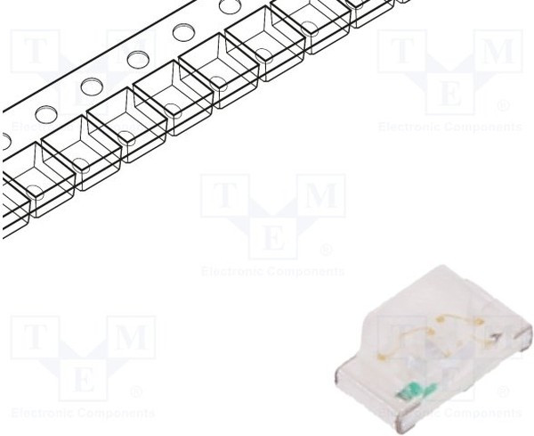 RF-BUB191TS-CE, LED; SMD; 0603; blue; 120?300mcd; 1.6x0.8x0.7mm; 140°; 2.8?3.5V RF-BUB191TS-CE, LED; SMD; 0603; blue; 120?300mcd; 1.6x0.8x0.7mm; 140°; 2.8?3.5V