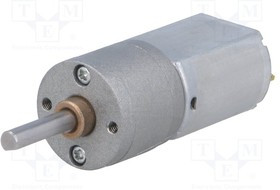 POLOLU-3715, Двигатель: DC, с редуктором, 6ВDC, 2,9А, Ось: D профиль, 78: 1