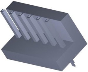 207478-1006, PCB Header, Plug, 11A, 350V, Contacts - 6