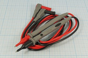 Щупы для мультиметра T3016U; № 15388 щуп шт "BANANA"x2-щуп d2x2\0,8м\угл\закр\M266 MY60