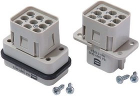 09210153002, Разъем для тяжелых условий, Han D, Insert, 15 Контактов, Штекер