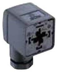 GDM21AQ-A0U-1KK, Circular DIN Connectors Hirschmann Form A, GDM field attachable, unwired connector, female contacts, 2 + PE, w/o circuitry,