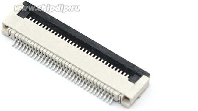 Разъем FPC Flip-Lock 0510-32RLGF 32 pin высота 1мм шаг 0,5мм