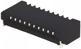 10FMN-SMT-A-TF (LF)(SN), Conn FFC Connector SKT 10 POS 1mm Solder RA SMD T/R