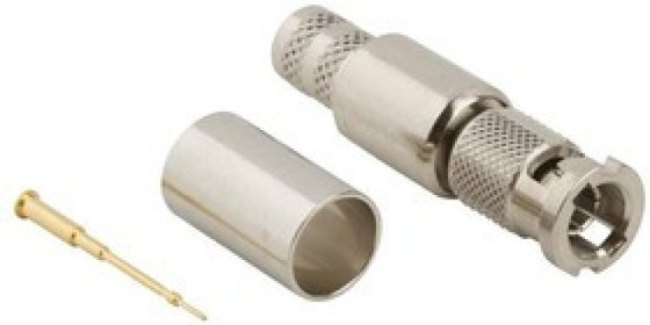 034-1025, RF Connectors / Coaxial Connectors BNC Male 75 Ohms 034-1025, RF Connectors / Coaxial Connectors BNC Male 75 Ohms