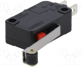 VX-016-1A3, Микропереключатель SNAP ACTION; с рычагом (с роликом); SPDT