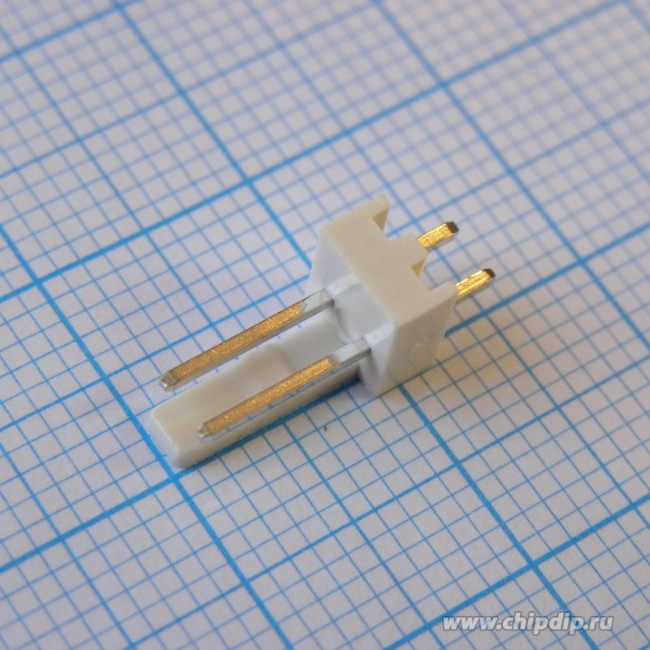 WF-2 (DS1070-2 M), Вилка на плату 2.54мм открытая 2pin