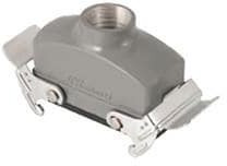 173111-0235, D-Sub Backshells FCT HD S1 SHLD PLSTC W/SCRWLCK FKC1GA