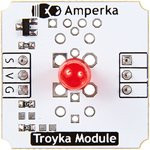 Troyka-Red 5mm Led, Красный светодиод 5мм для Arduino проектов