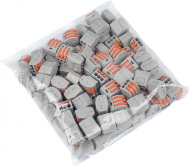 Клемма EKF CMK 222-413 с рычагом 3х0,08-2,5мм2 100шт/уп (plc-smk-413)