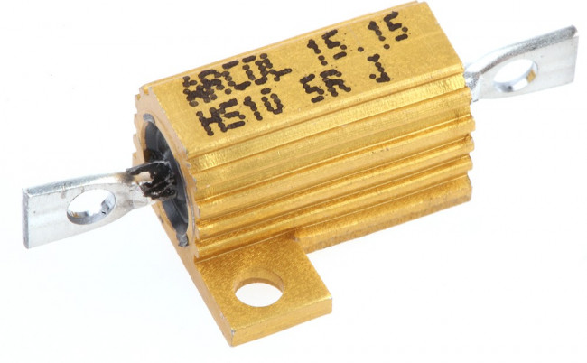 HS10 5R J, 5 10W Wire Wound Chassis Mount Resistor HS10 5R J ±5%