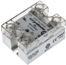 84137021, GN Series Solid State Relay, 50 A rms Load, Panel Mount, 280 V ac Load, 280 V ac Control 84137021, GN Series Solid State Relay, 50 A rms Load, Panel Mount, 280 V ac Load, 280 V ac Control